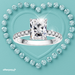 Prism Radiant Moissanite Ring