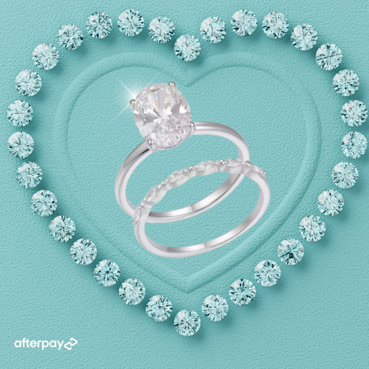 The Aurelia Oval Ring Set