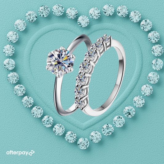 The Audrey Knife Edge Ring Set