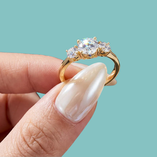 Aria Three Stone Ring