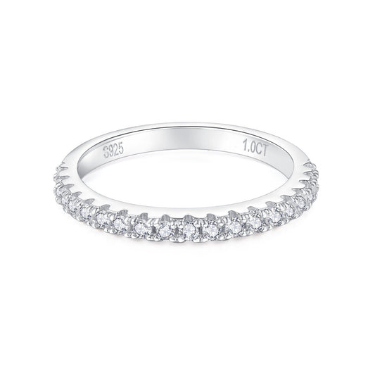 Wedding Bands - Fire & Ice Moissanite