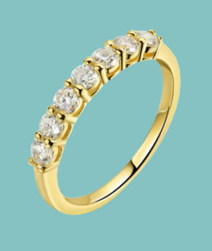 Cascade Wedding Band