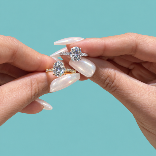 The Sienna Oval Moissanite Ring