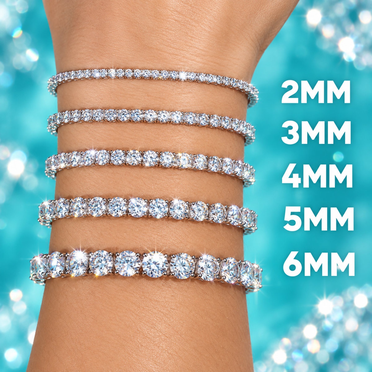 Moissanite Tennis Bracelet