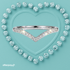Apex Pavé Moissanite Band