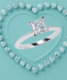 Princess Cut Knife Edge Ring