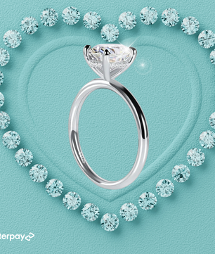 Eclipse Hidden Halo Oval Ring