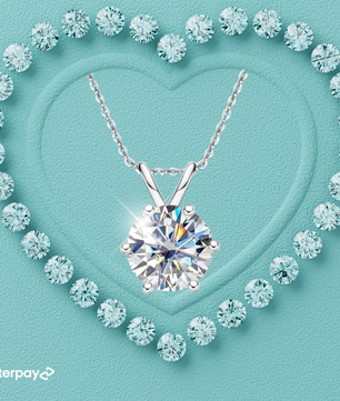Classic Solitaire Moissanite Pendant