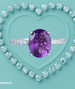 The Violet Dawn Amethyst Ring