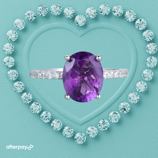 The Violet Dawn Amethyst Ring