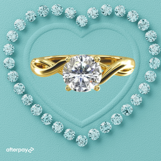 The Everly Vintage Twist Solitaire