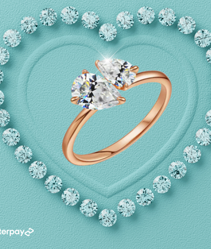 The Amara Toi et Moi Pear Ring