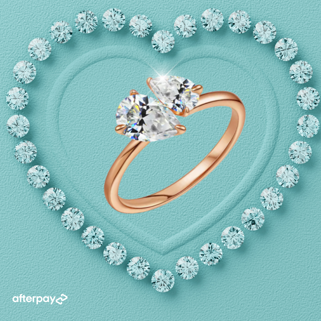 The Amara Toi et Moi Pear Ring