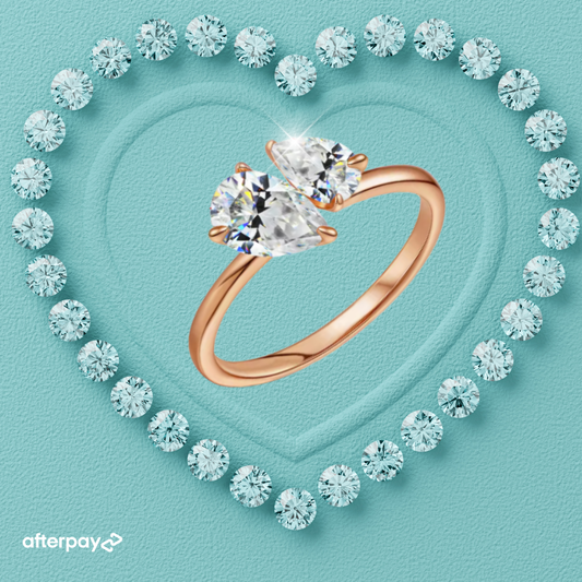 The Amara Toi et Moi Pear Ring