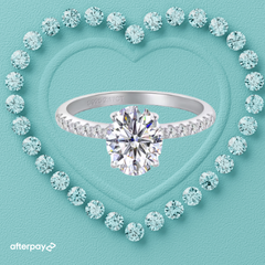 The Sienna Oval Moissanite Ring