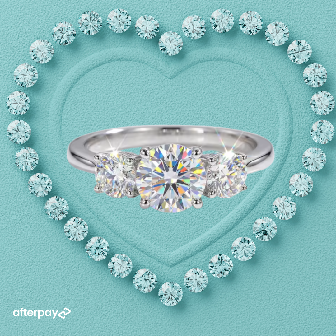 Aria Three Stone Ring