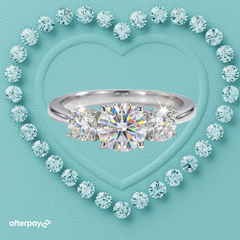 Aria Three Stone Ring