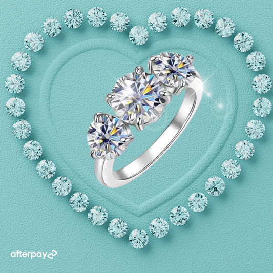 Aria Three Stone Ring