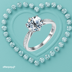 Serena Pavé Moissanite Ring