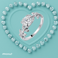 Sylvie Moissanite Ring
