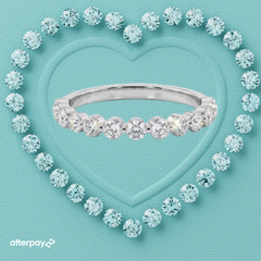 Lisette Graduated Moissanite Band
