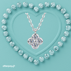 Sabine Clover Moissanite Necklace