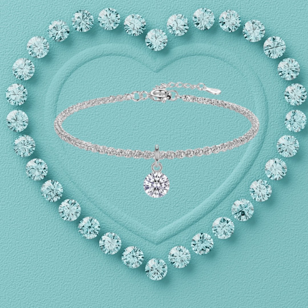 Asterelle Solitaire Moissanite Bracelet