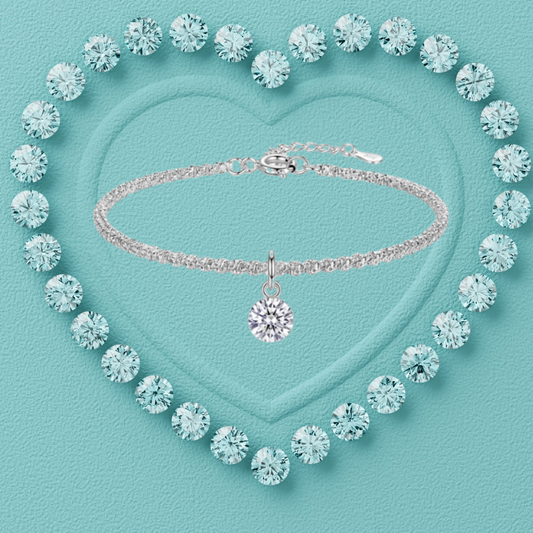 Asterelle Solitaire Moissanite Bracelet