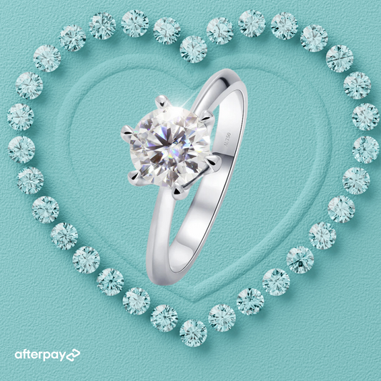Knife Edge 'Audrey' CVD Diamond Gold Ring
