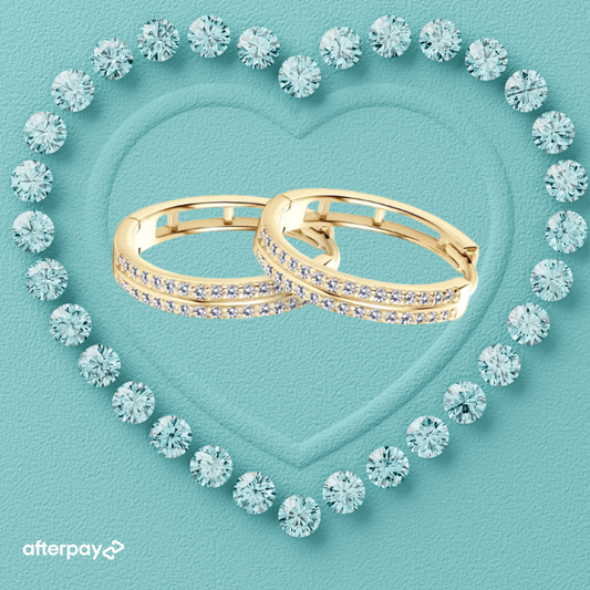 Double the Fun: Moissanite Hoop Earrings
