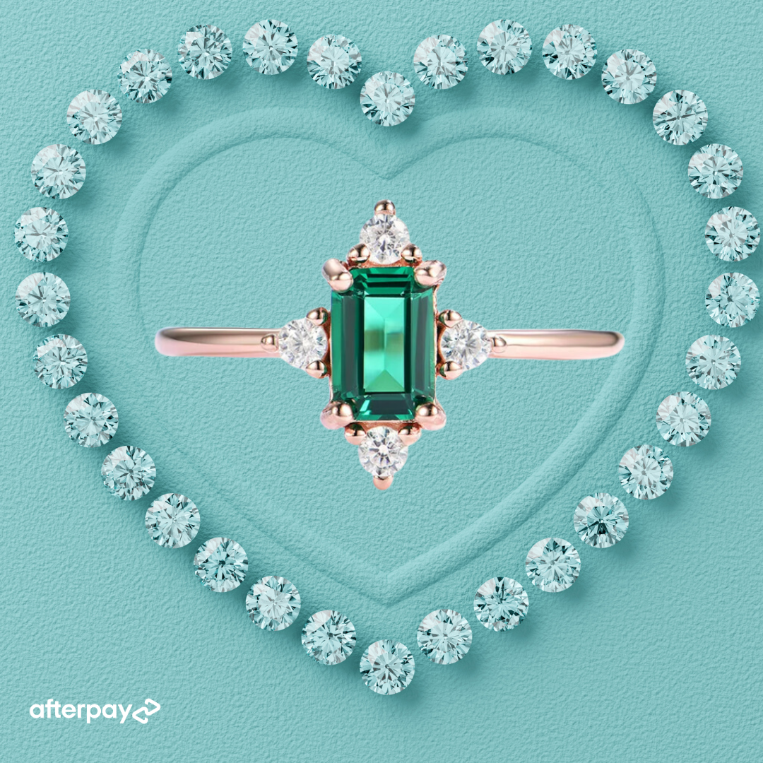 Emerald Nano Halo Ring