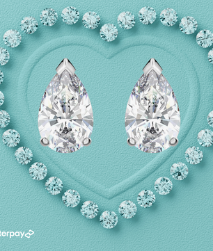 Raindrop Pear Studs