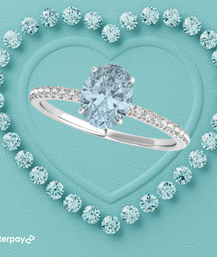 Arctic Oval Aquamarine Ring