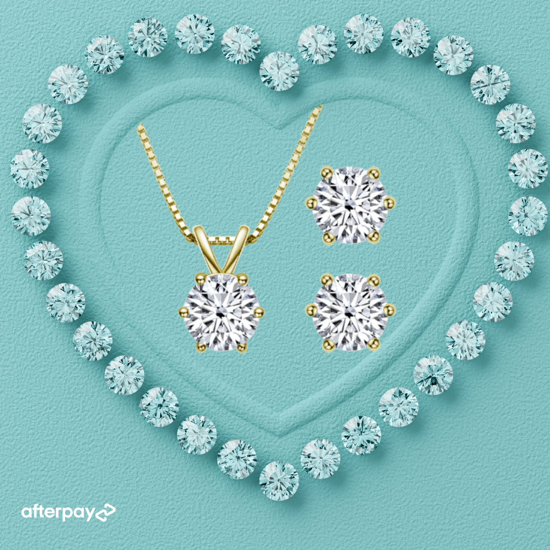 Classic 3 Carat Earring & Pendant Set