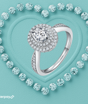 The “Margot” Oval Halo Ring