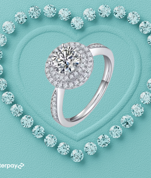 The “Monroe” Round Double Halo Ring