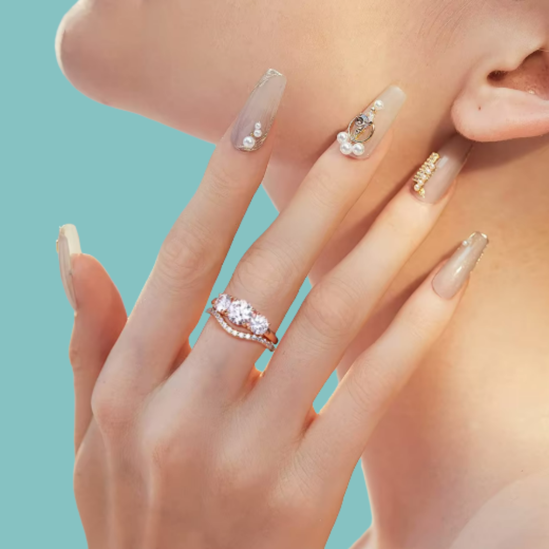 Trilogy Moissanite Ring