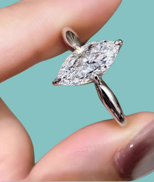 The Empress Marquise Moissanite Ring