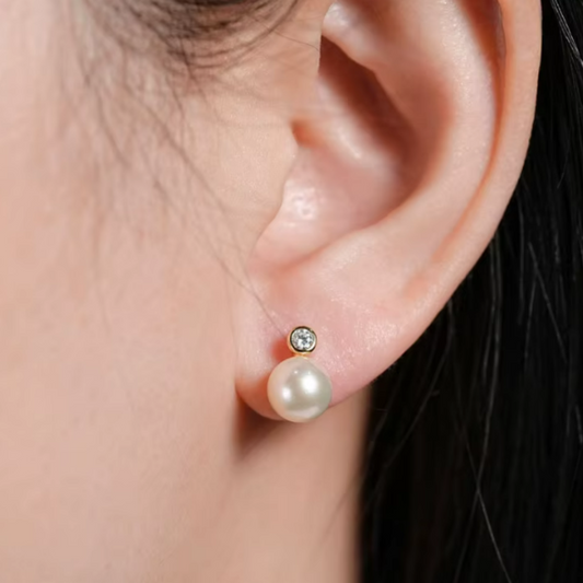Freshwater Pearl Stud Earrings