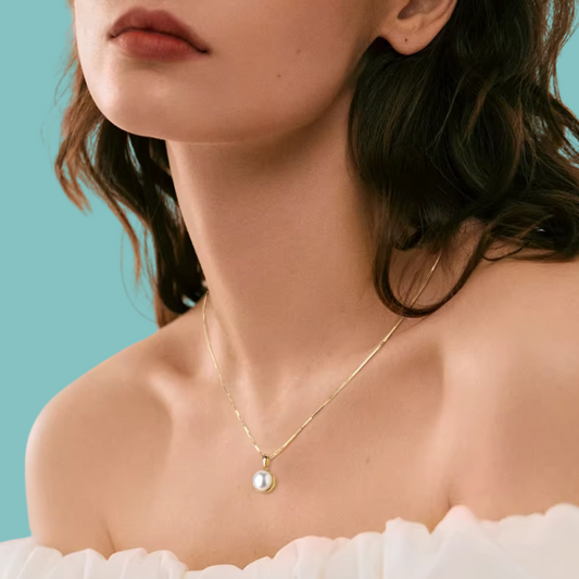 Pearl Bezel Pendant