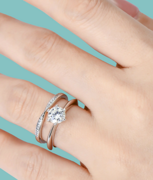 Ever After Moissanite Set