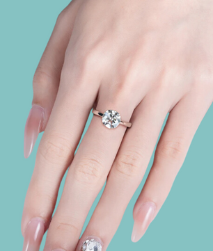 Invisible Seamless Sparkle Ring