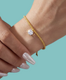Asterelle Solitaire Moissanite Bracelet