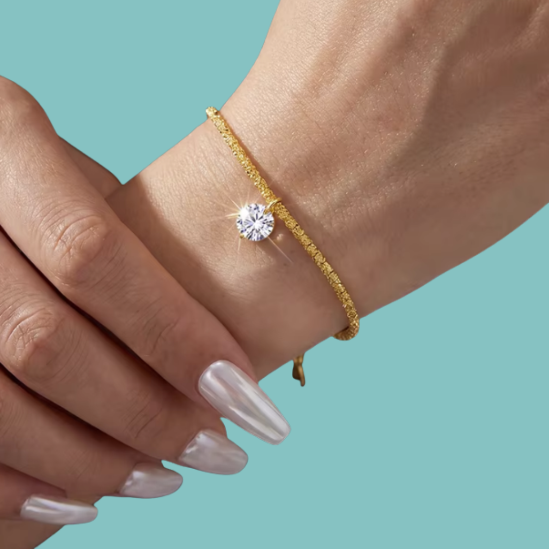 Asterelle Solitaire Moissanite Bracelet