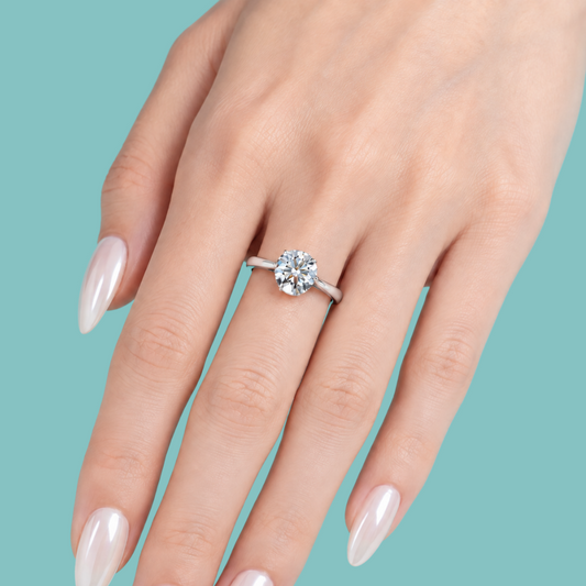 Invisible Seamless Sparkle Ring