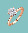 Audrey Knife Edge Gold Ring