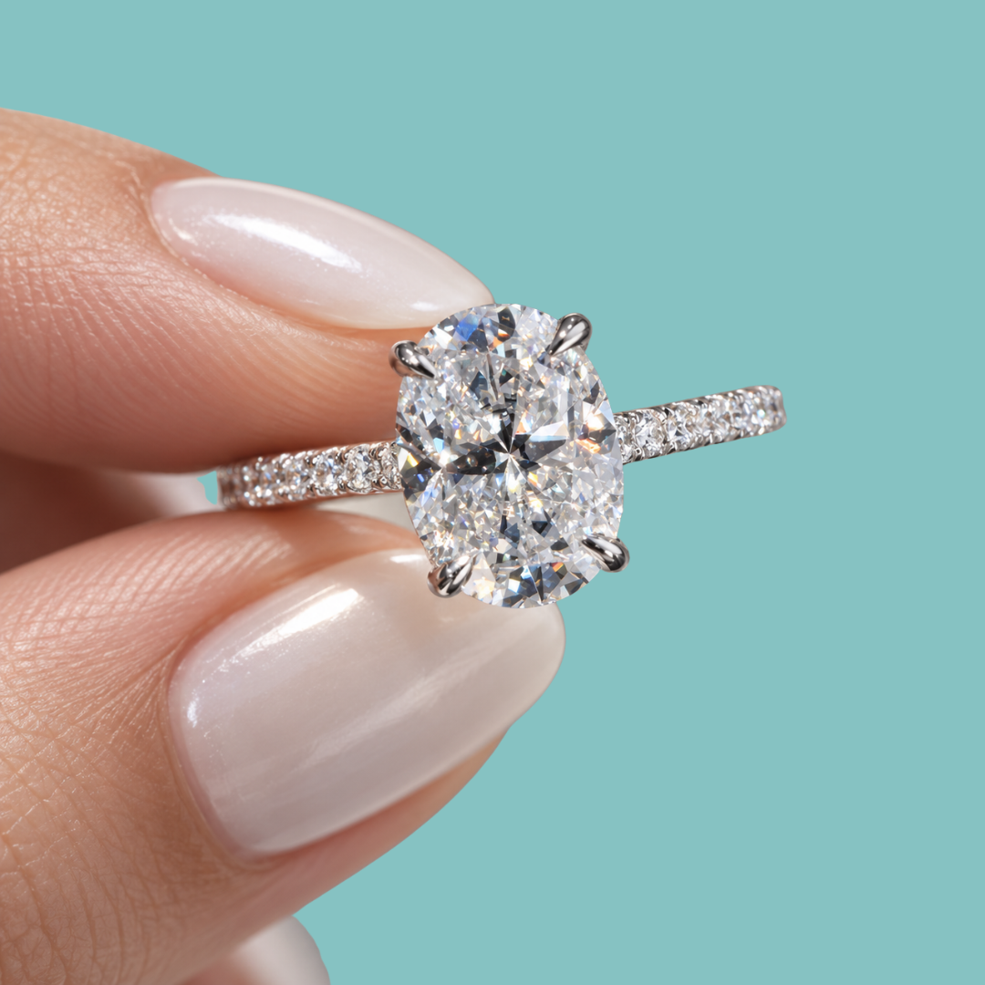 The Sienna Oval Moissanite Ring
