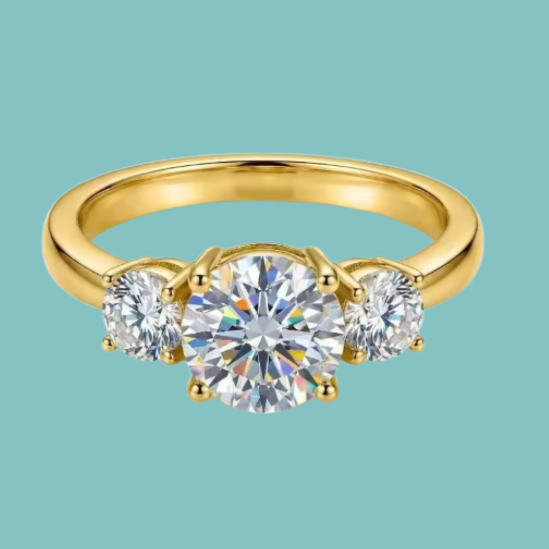 Aria Three Stone Ring