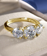 Aria Three Stone Ring