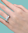 Eternally Yours Moissanite Ring